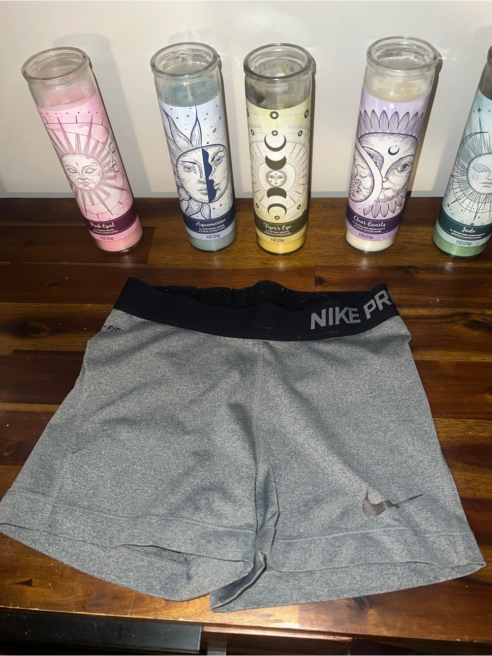Nike Pro Gray Women's Athletic Compression Shorts